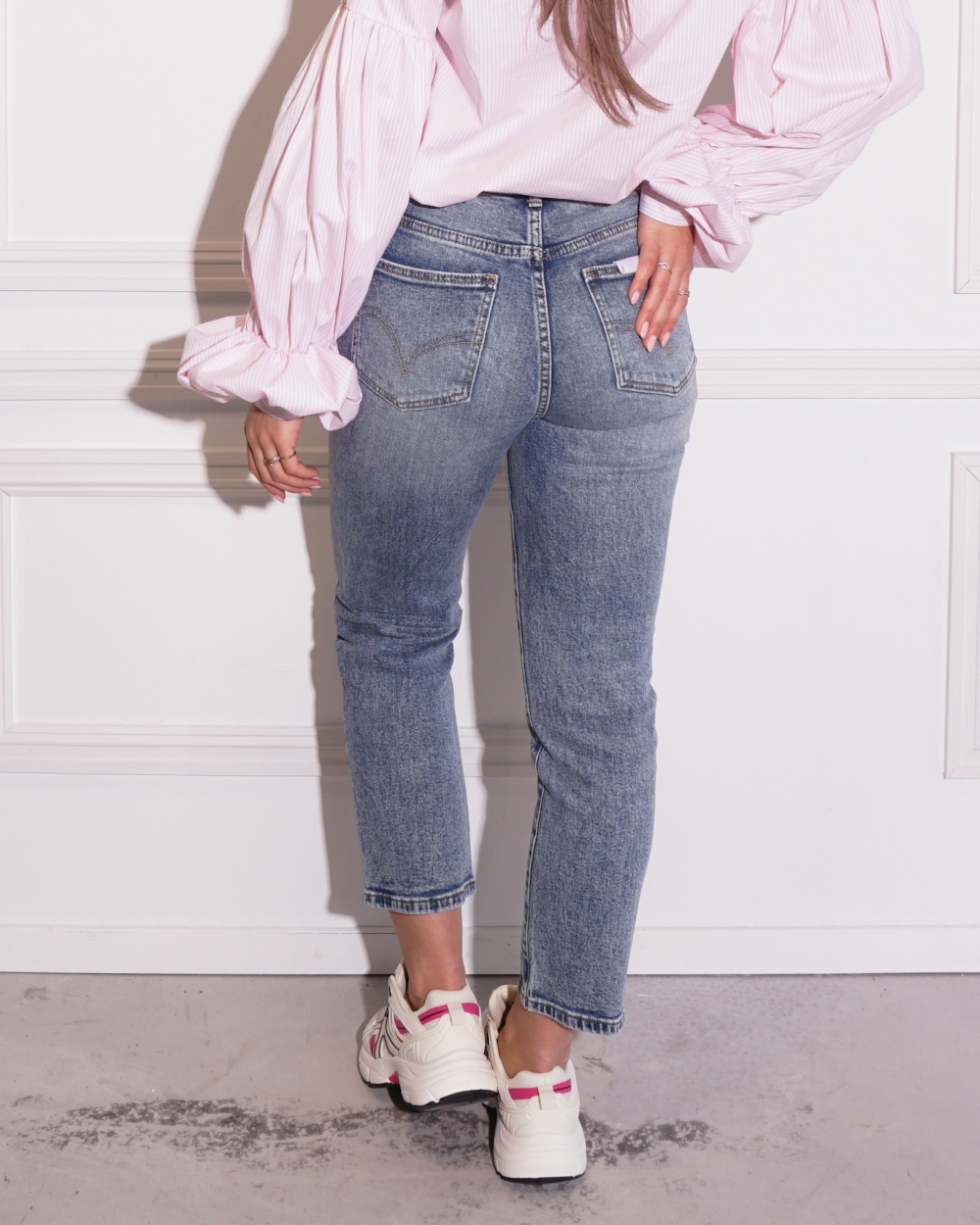 JEANS FENNA BLAUW