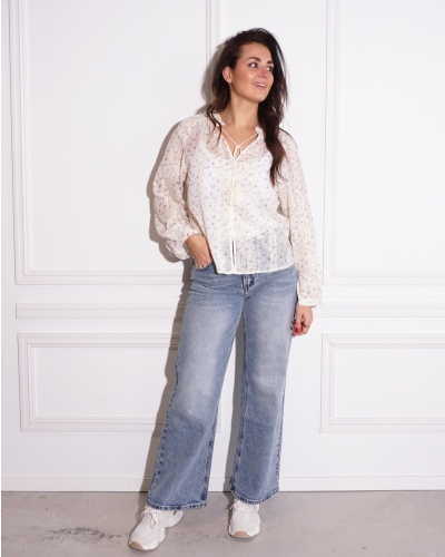 MID WAIST JEANS RIVER BLAUW