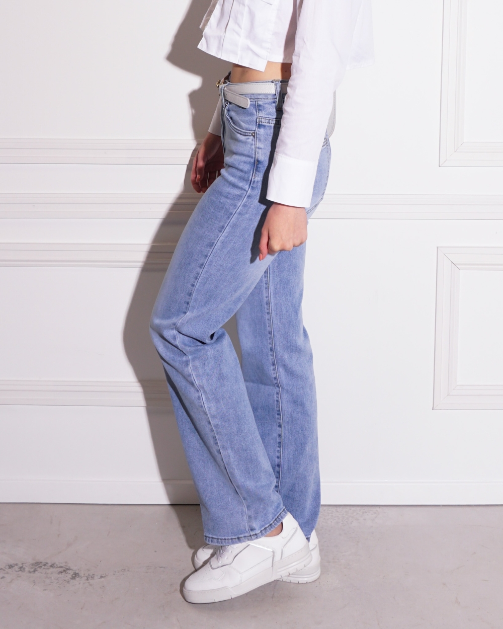 JEANS FALLON BLAUW