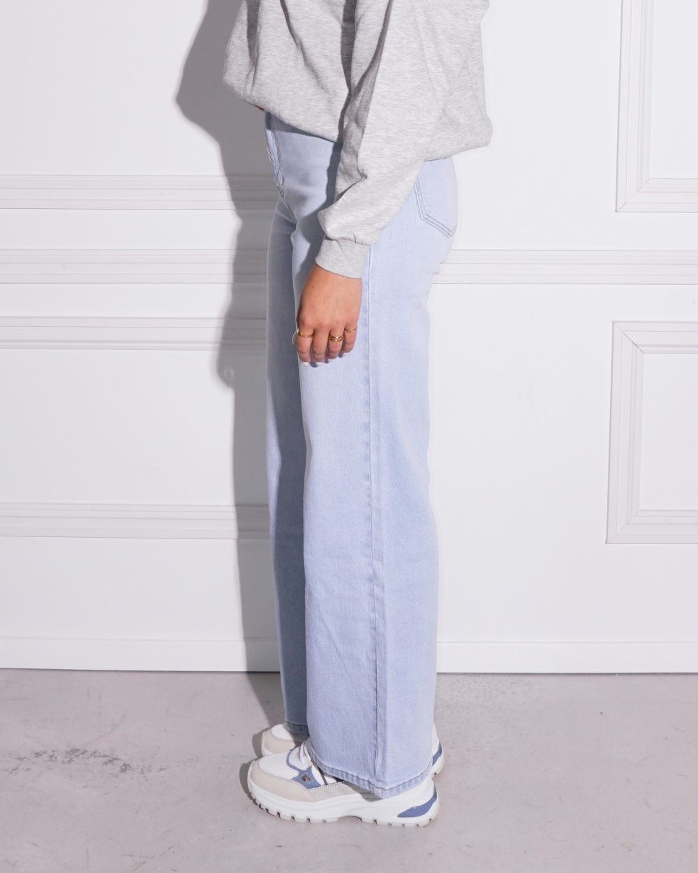 WIDE LEG JEANS INES BLAUW