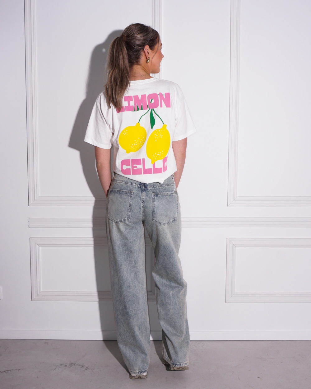 JEANS LISA BLAUW BEIGE