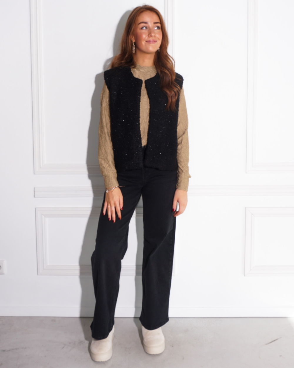 JEANS MADISON WASHED ZWART 15297796