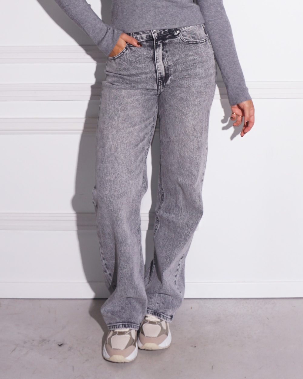 JEANS FREEK GRIJS