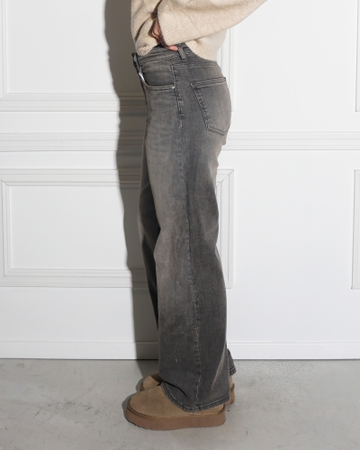 Only JEANS JUICY HW WIDE GRIJS