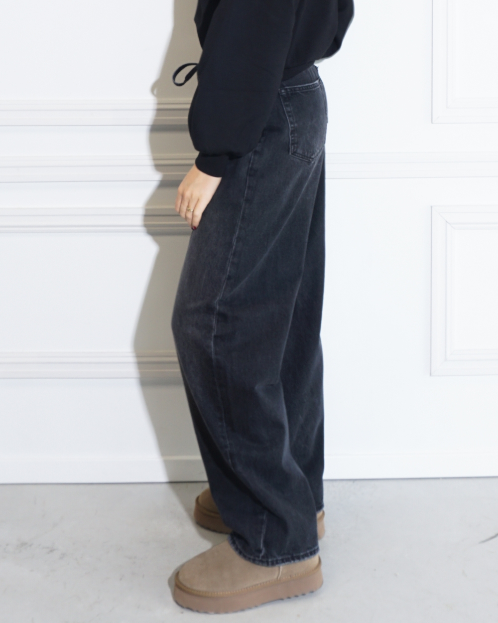 JEANS GIANNA MW ZWART