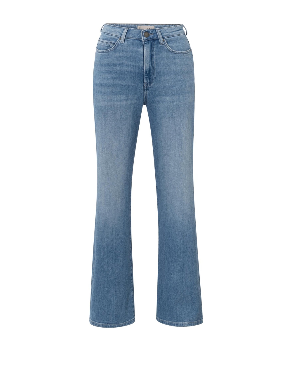 JEANS MET WIJDE PIJPEN BLAUW L32