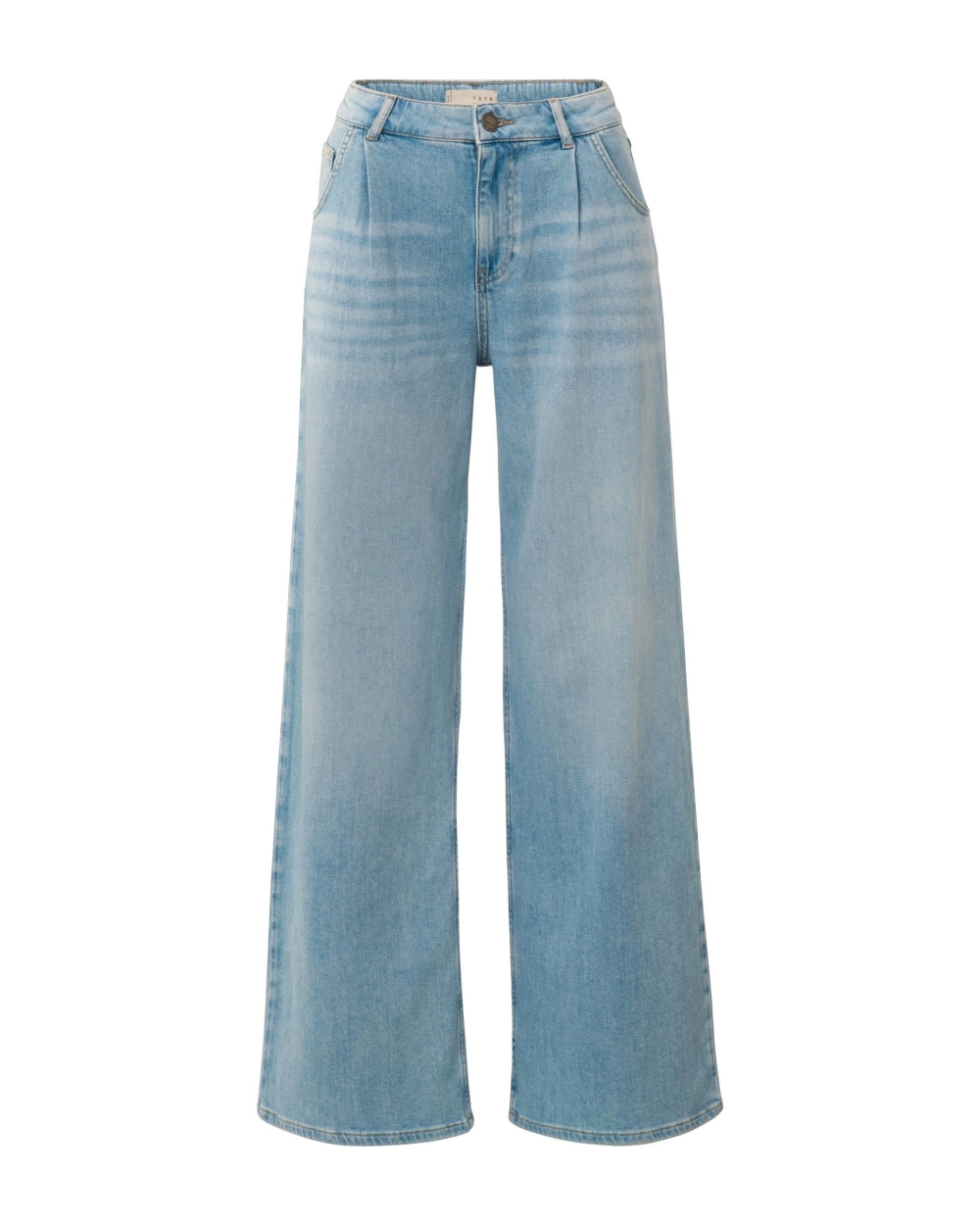 BROEK MET WIJDE PIJPEN BLAUW L34