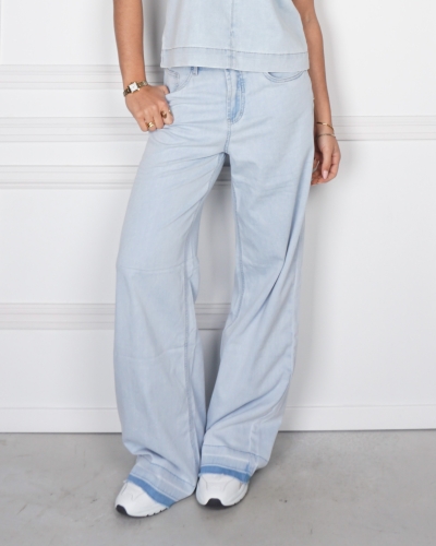 Geisha JEANS MET LICHTE WASSING