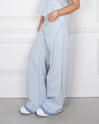Geisha JEANS MET LICHTE WASSING