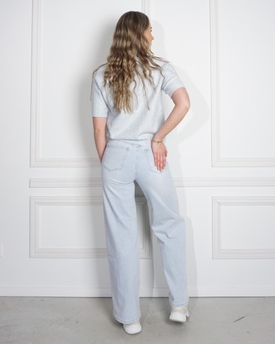 WIDE LEG JEANS BIBI LICHTBLAUW
