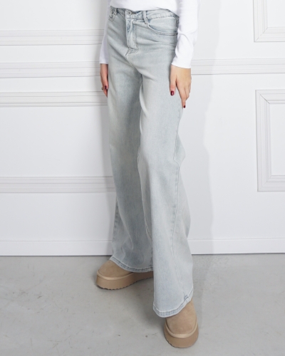Gossip WIDE LEG JEANS BIBI GRIJSBLAUW