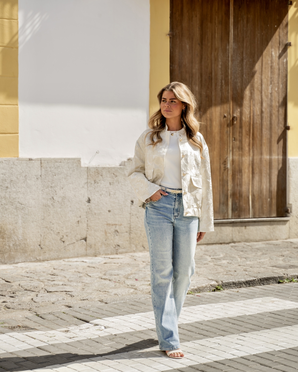 THE STRAIGHT LEG JEANS MEDIUM BLAUW