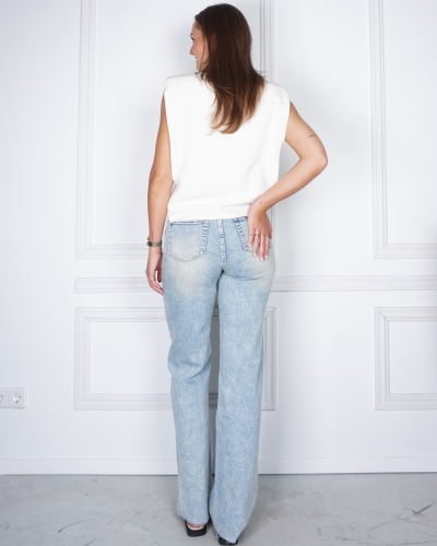 FRANKIE JEANS WHITE WASH