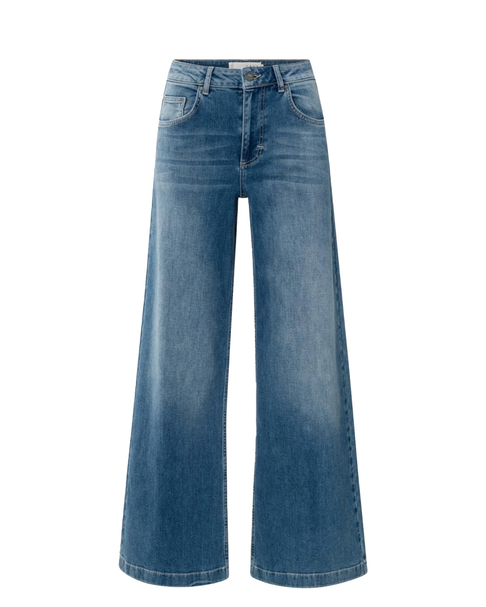 WIDE LEG JEANS LENGTE 34 BLAUW