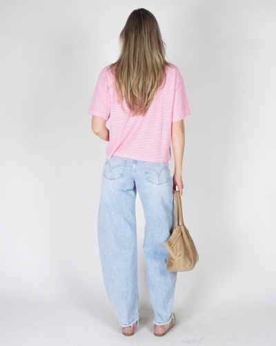 BARREL JEANS LICHTBLAUW