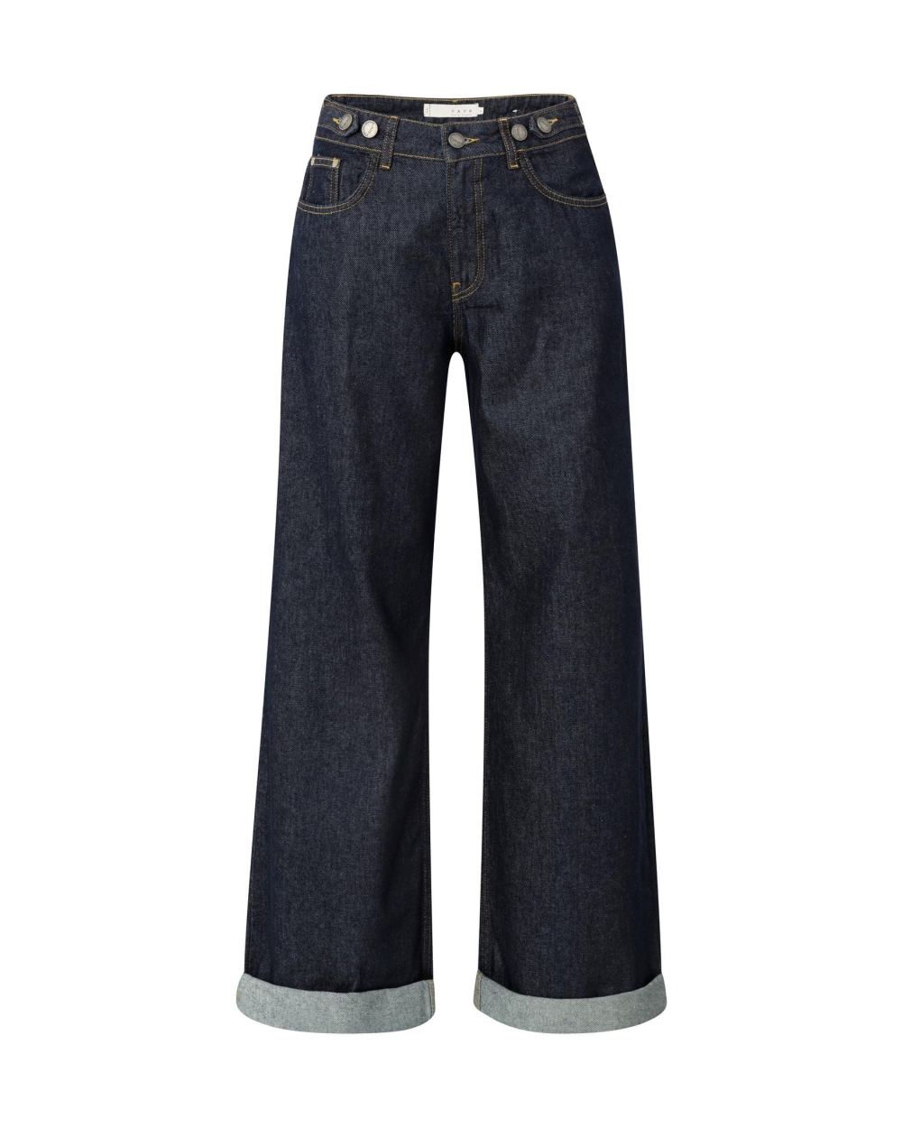 LOOSE FIT DENIM MET OMGESLAGEN ZOOM