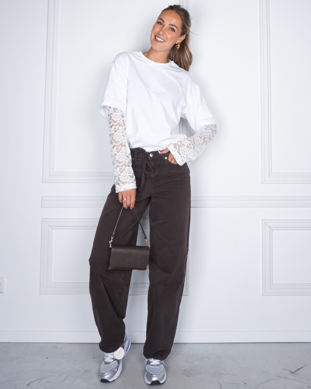 JEANS GIANNA MW STRAIGHT BRUIN 