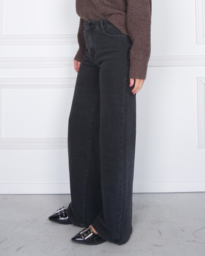 Gossip WIDE LEG JEANS TESS ZWART