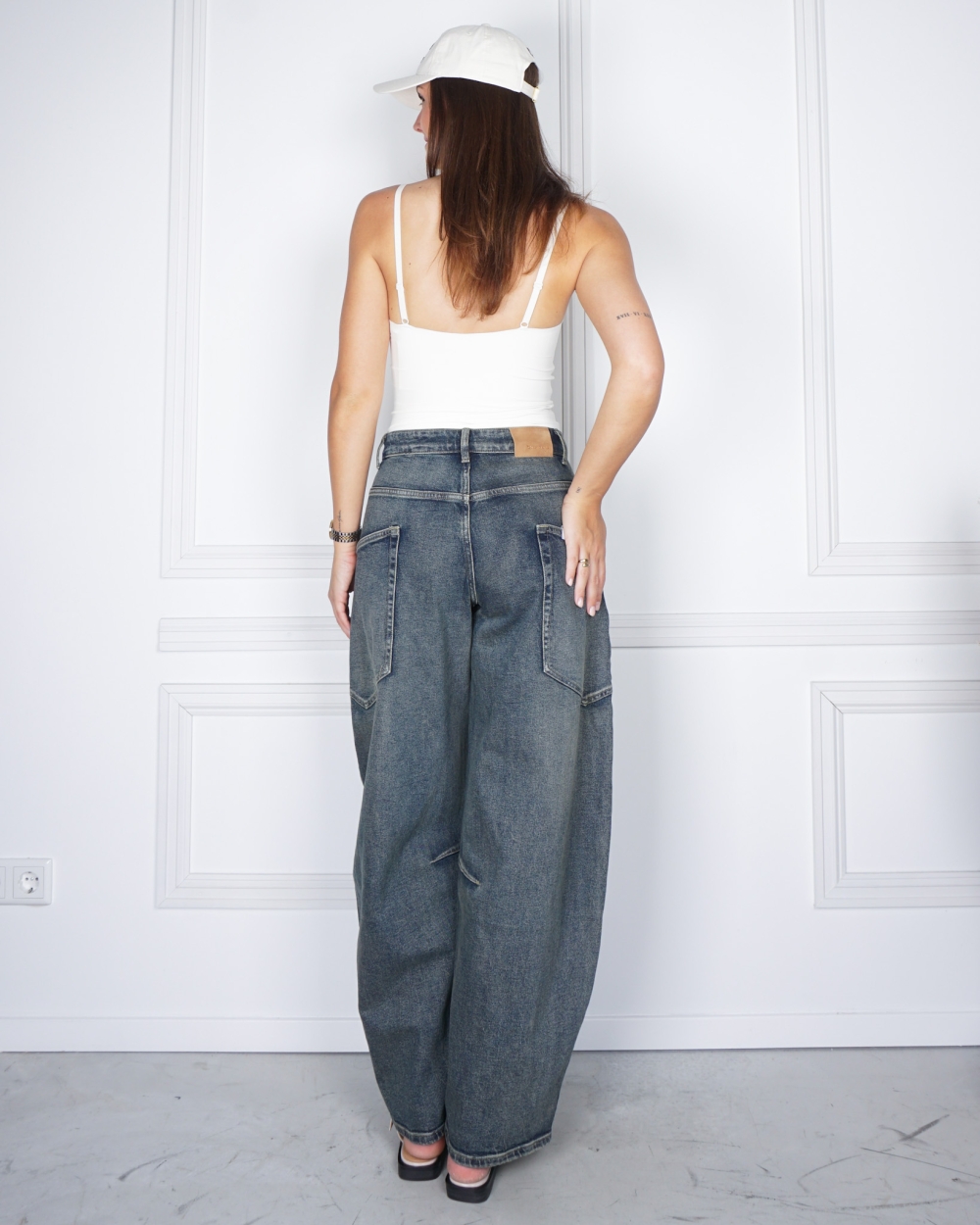 BALLOON JEANS DO DARK BLUE