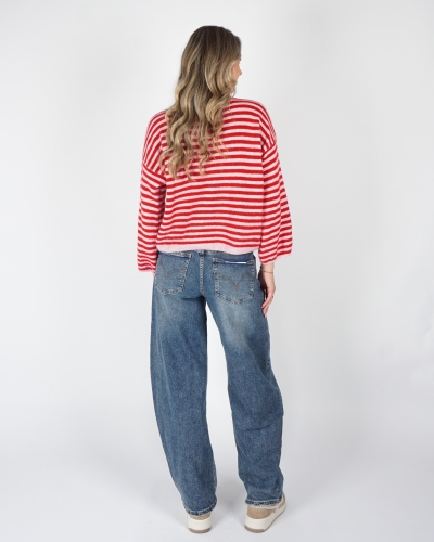 BARREL JEANS MEDIUM BLAUW