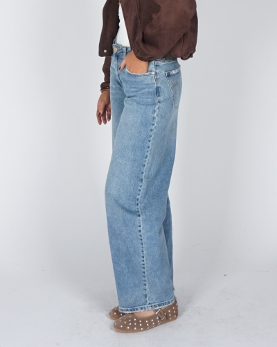 BARREL JEANS MEDIUM BLUE