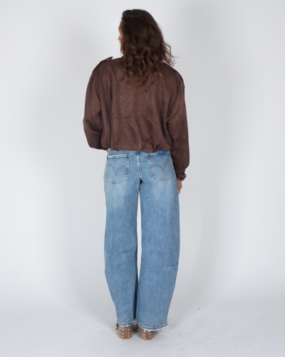 BARREL JEANS MEDIUM BLUE