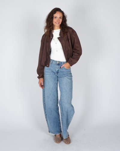 BARREL JEANS MEDIUM BLUE