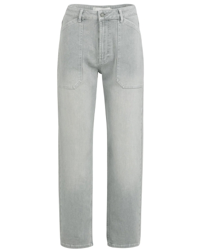 BARREL JEANS MET CARGO DETAILS GRIJS 