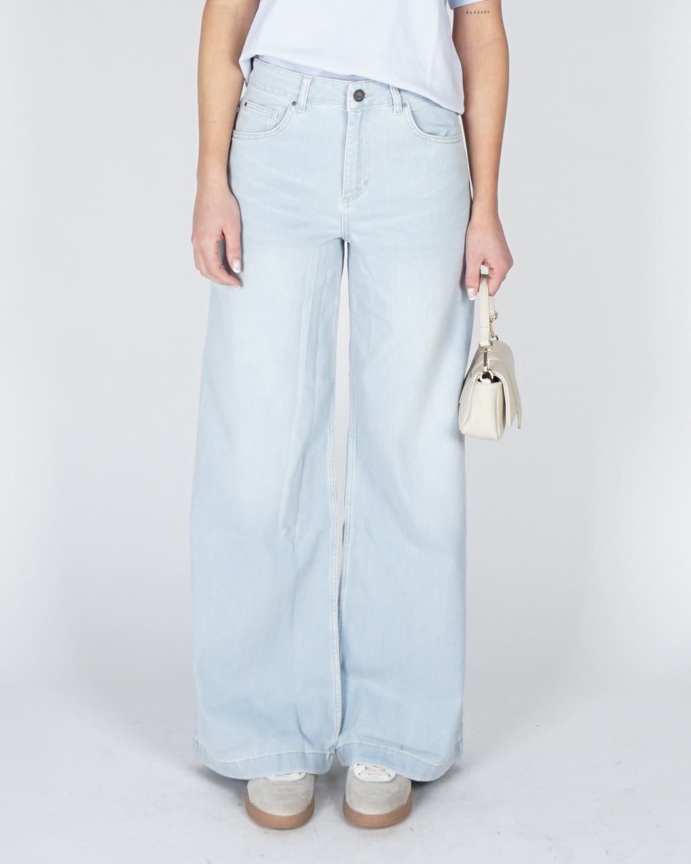 HIGH WAIST JEANS LICHT BLAUW L34