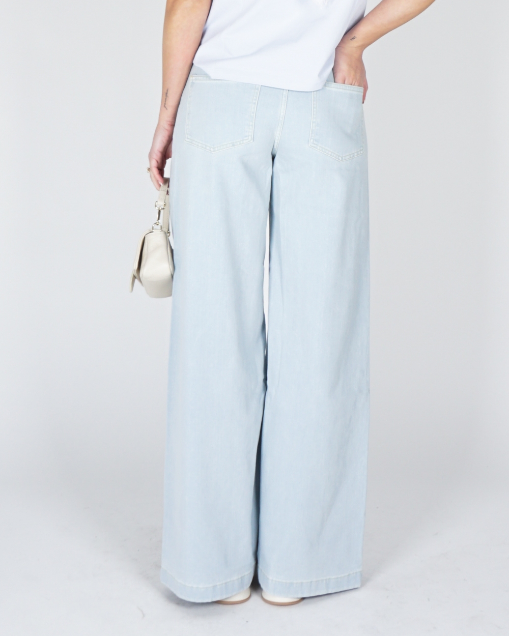 HIGH WAIST JEANS LICHT BLAUW L34