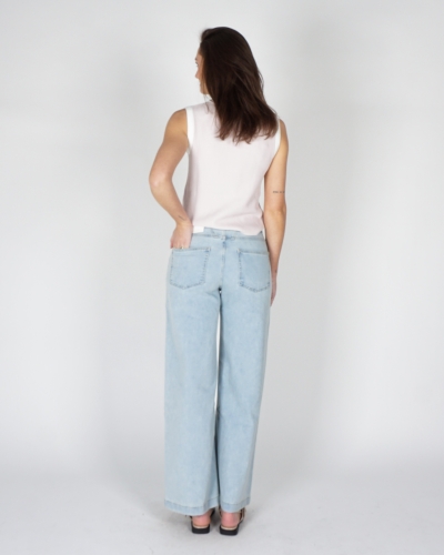 HIGH WAIST JEANS LICHT BLAUW L32