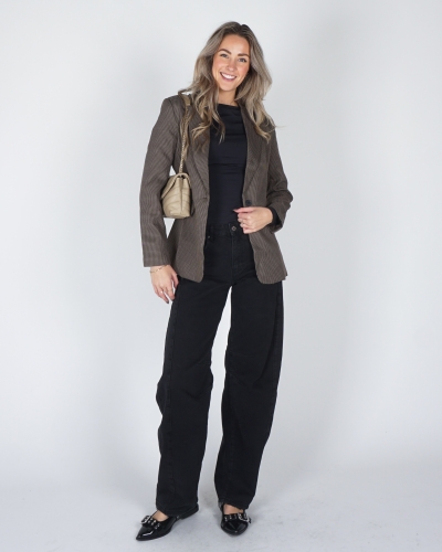 BARREL JEANS ROMY ZWART