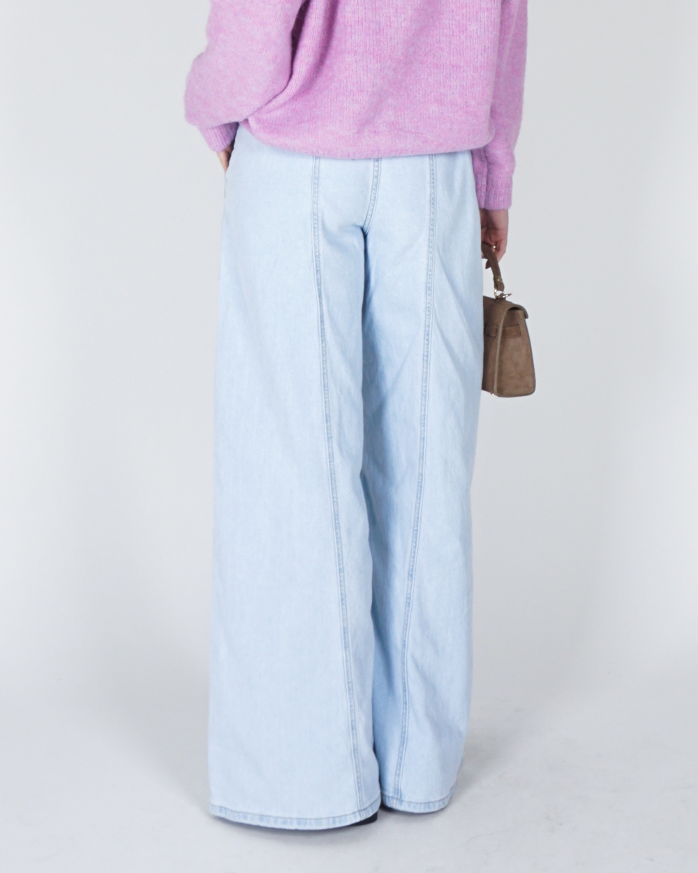 PALAZZO FIT JEANS LICHTBLAUW
