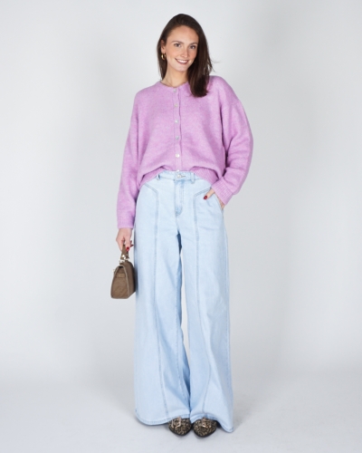 PALAZZO FIT JEANS LICHTBLAUW