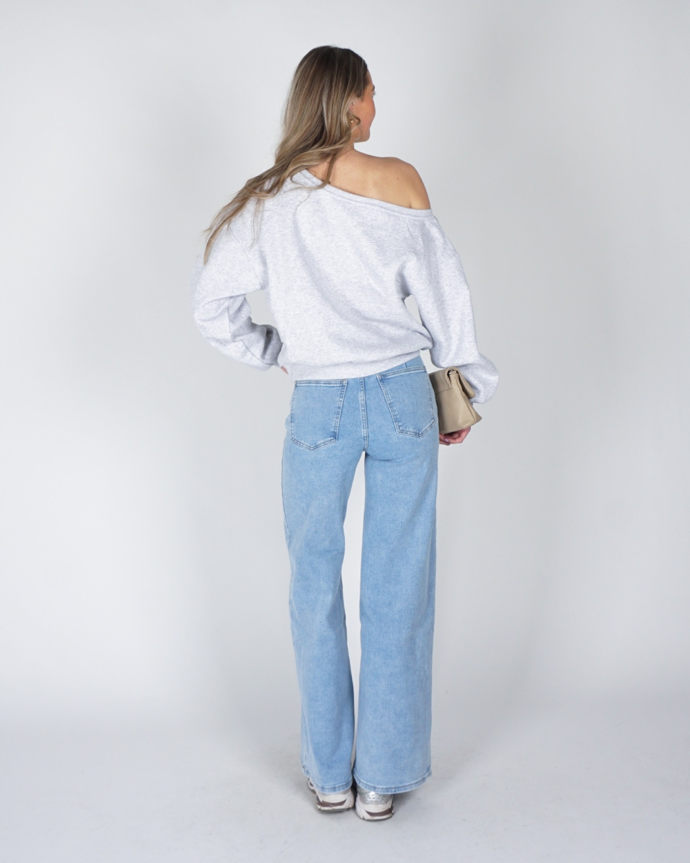 WIDE LEG JEANS SUZY LICHTBLAUW