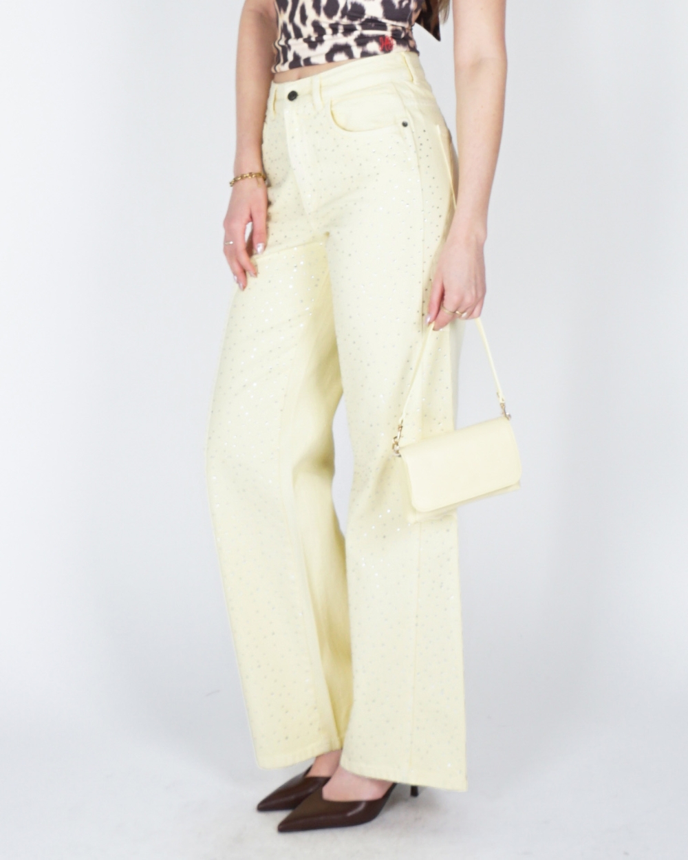 JEANS MAYRA LICHT GEEL
