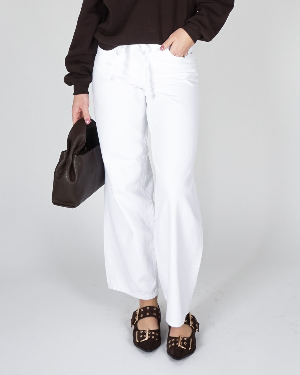 JEANS GIANNA MW STRAIGHT WIT