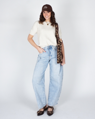 BALLOON JEANS DO LIGHT WASH