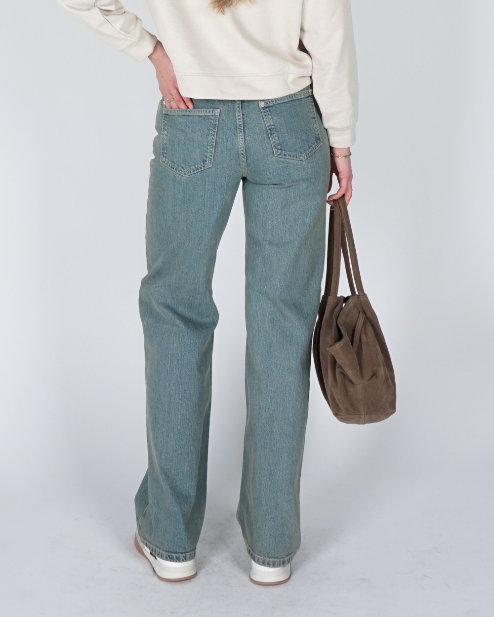 STAIGHT LEG JEANS ADA BLAUW