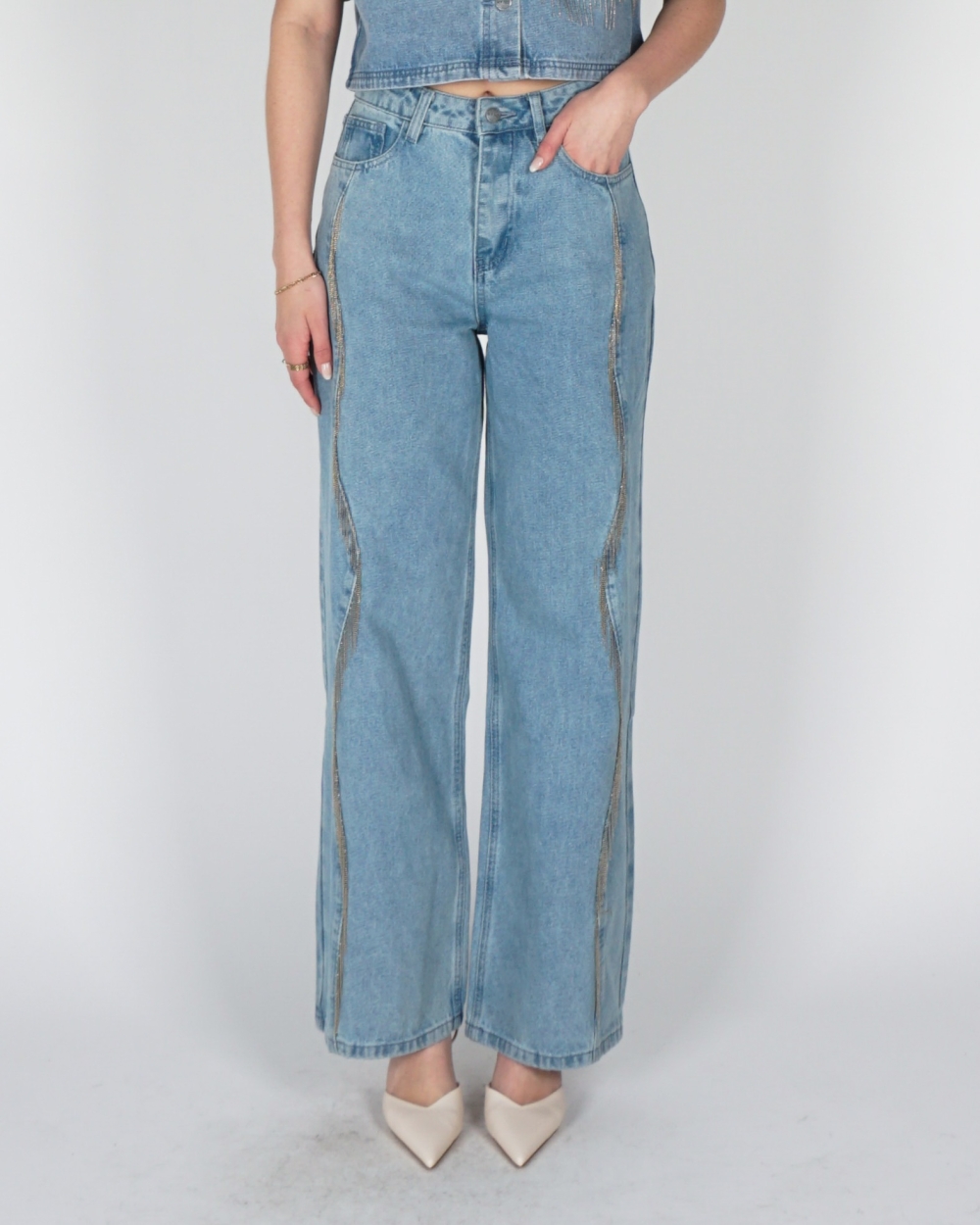 JEANS PAYTON LICHT BLAUW