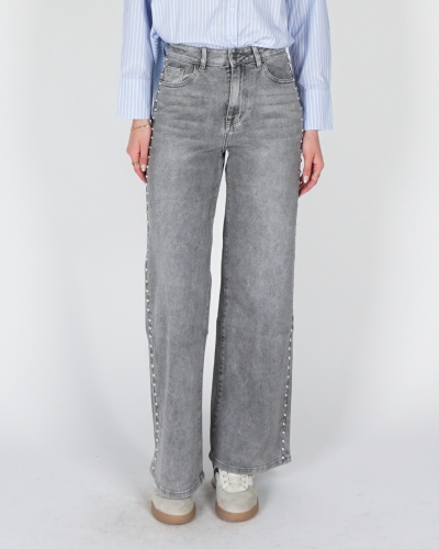 Gossip RD9118-3 WIDE LEG JEANS MET STUDS