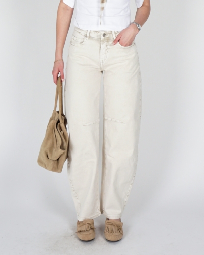 Gossip HIGH WAISTED BALLOON MET STRETCH BEIGE