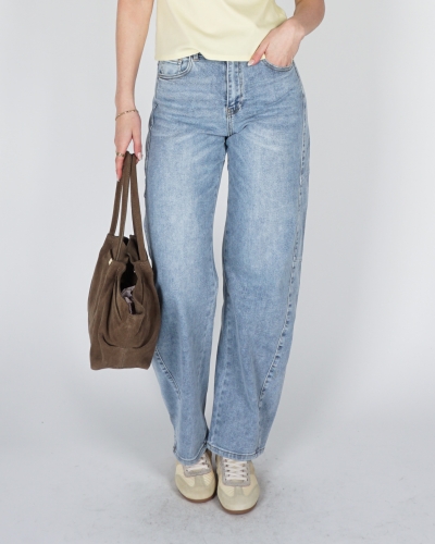 Gossip T6076-50 WIDE BALLOON JEANS STRETCH