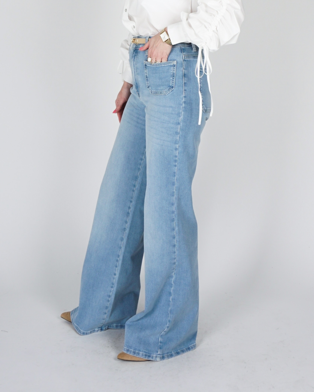 SCARLET JEANS BLAUW