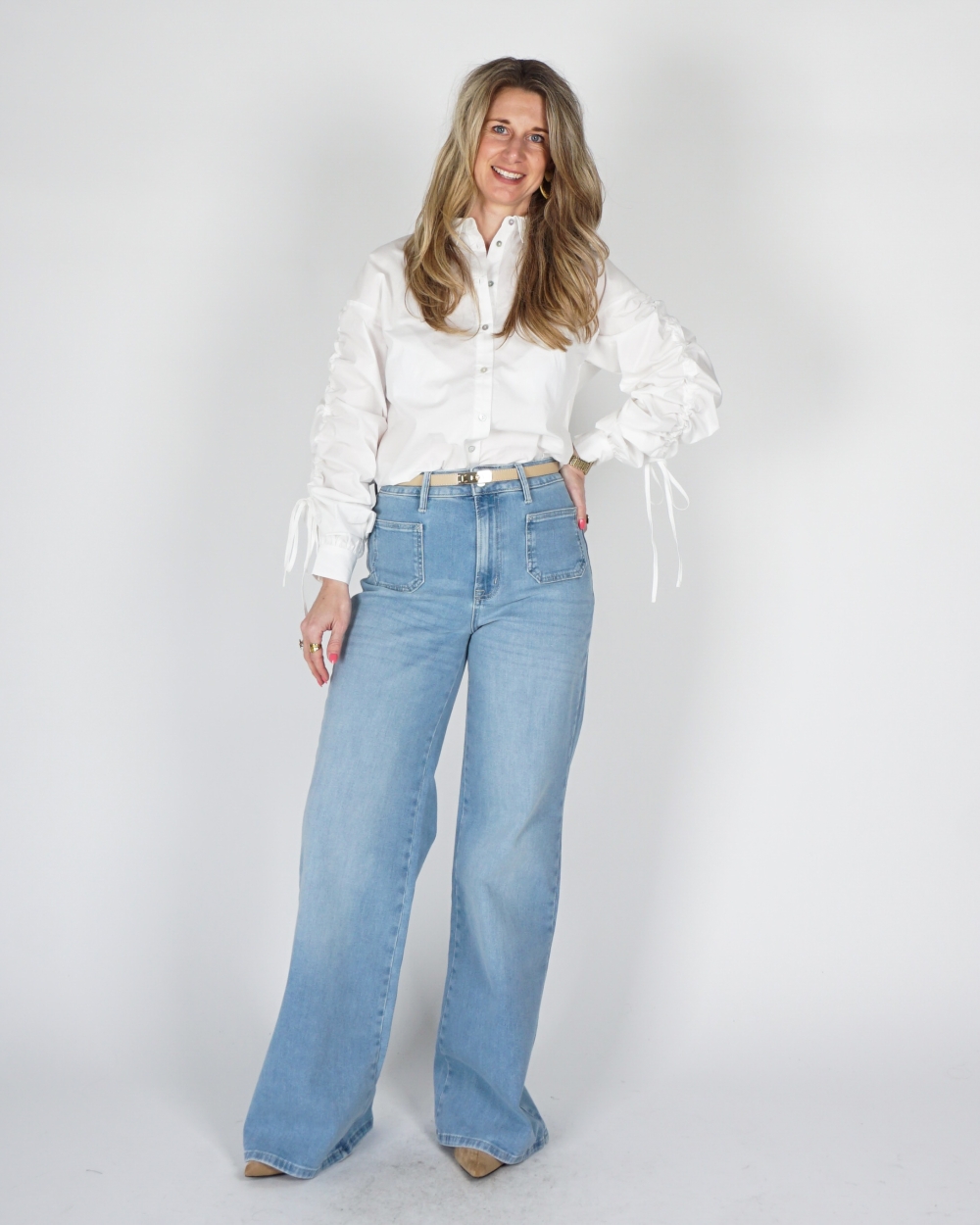 SCARLET JEANS BLAUW