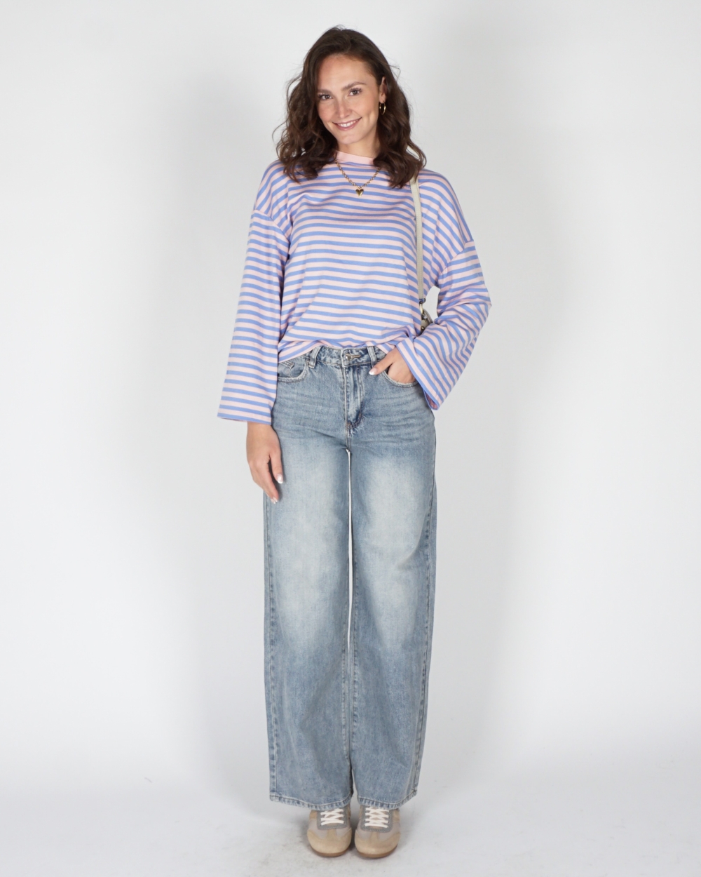 HIGH WAISTED WIDE LEG DIRTY WASH