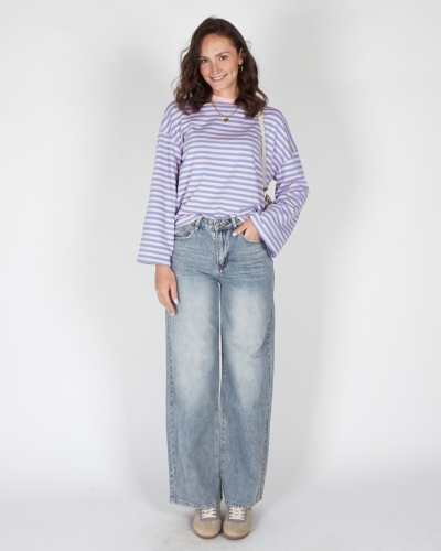 HIGH WAISTED WIDE LEG DIRTY WASH