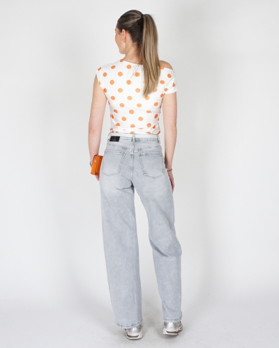 JEANS DAD FIT FULL LENGTH LICHTGRIJS