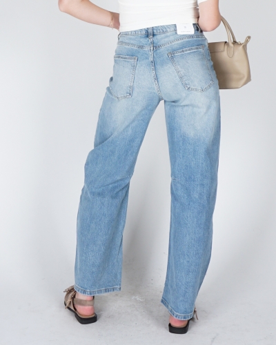 BARREL DENIM JEANS MEDIUM BLAUW