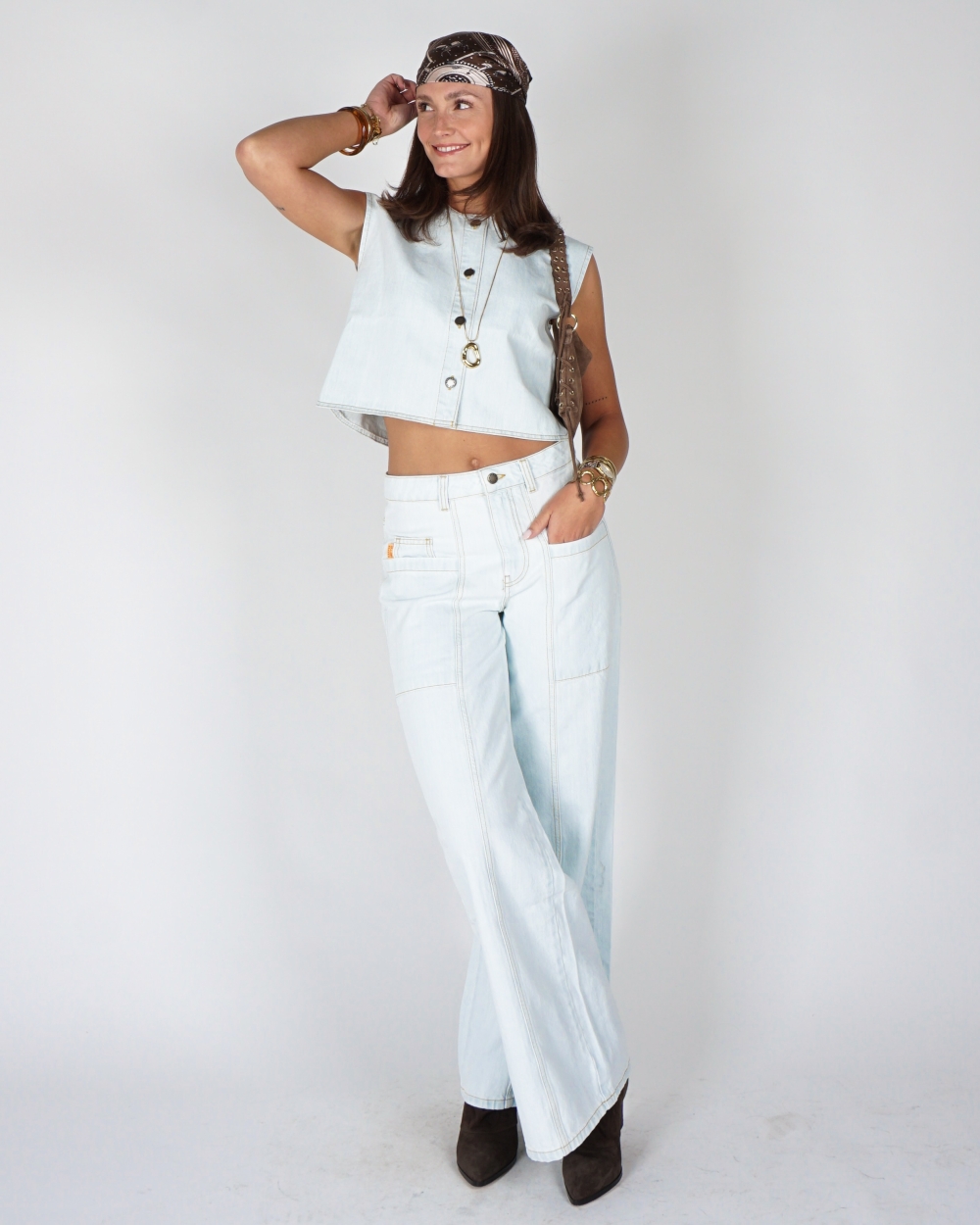 JEANS MADELYNN LICHT BLAUW